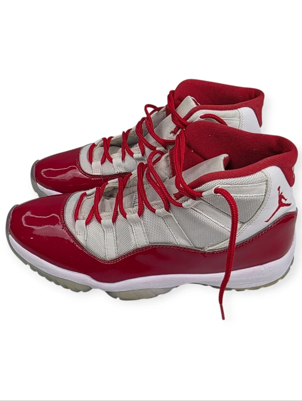 Jordan Air Jordan 11 Retro Cherry 2022 Men's Sz 11 White/Red Sneaker CT8012-116